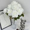 Handmade Faux Rose Flower Decor With Silk Material For Home And Event Styling
