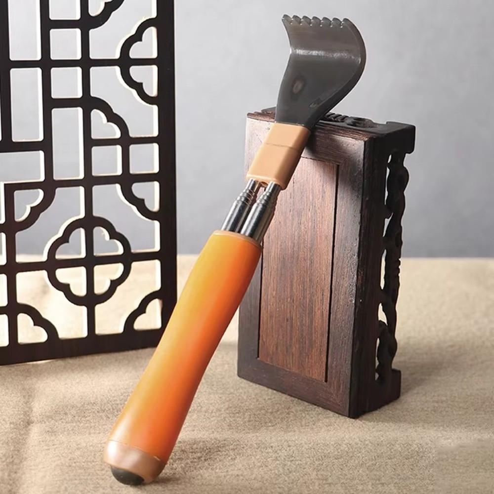 Adjustable Length Back Scratcher Comfort Grip Handle Double Pole Scratcher Scratch