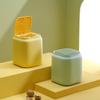 Home Desktop Garbage Storage Box Office with Lid Waste Bins Sundries Box Trash Can Paper Basket