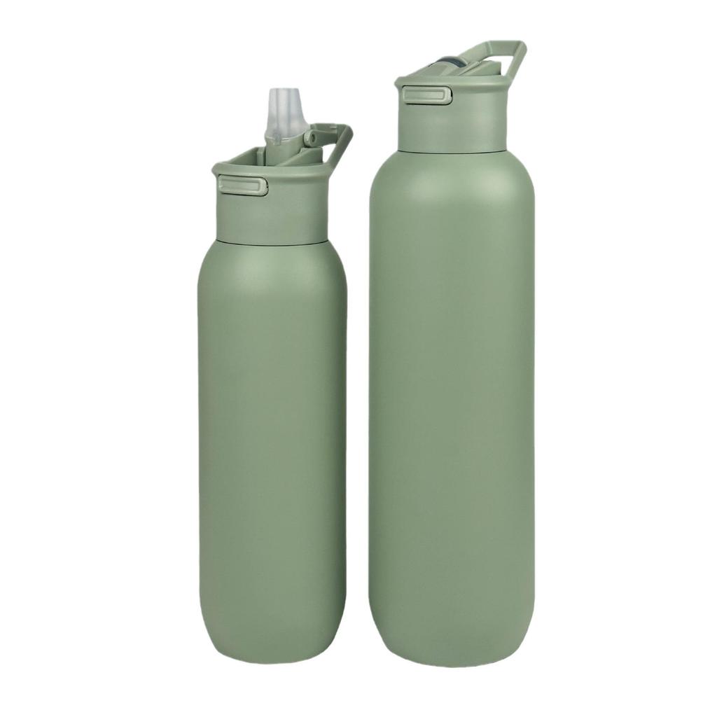 Portable Stainless Steel Vacuum Insulated Sports Water Bottle with Straw