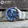 Сделано в Японии. Ручная работа. Водонепроницаемость 20 АТМ. Цвет. Синее покрытие. Сапфировое стекло. Двойной купол. NH36. Двухслойный циферблат. Часы из нержавеющей стали 316L. УРОВЕНЬ 7.
