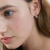 OudStudio Crystal Two-way Earring_Silver
