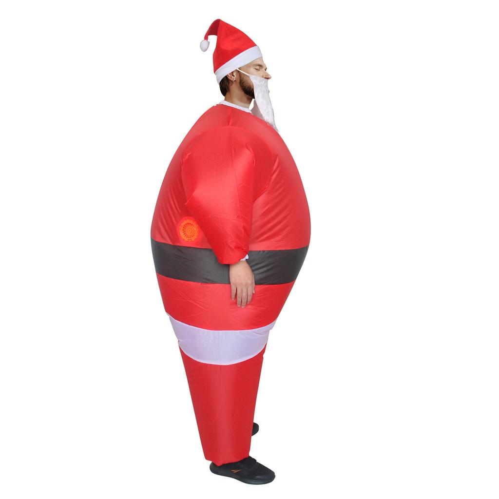 Christmas Inflatable Santa Claus Costume Bar Mall School Warm-up Santa Claus Costume Props