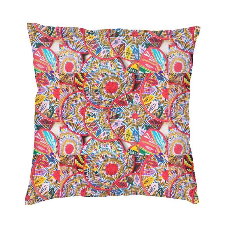 Nordic Style Ethiopian Cross Design Cushion Covers x Soft Pillow Case for Sofa Square Pillowcase Decoration Pillows