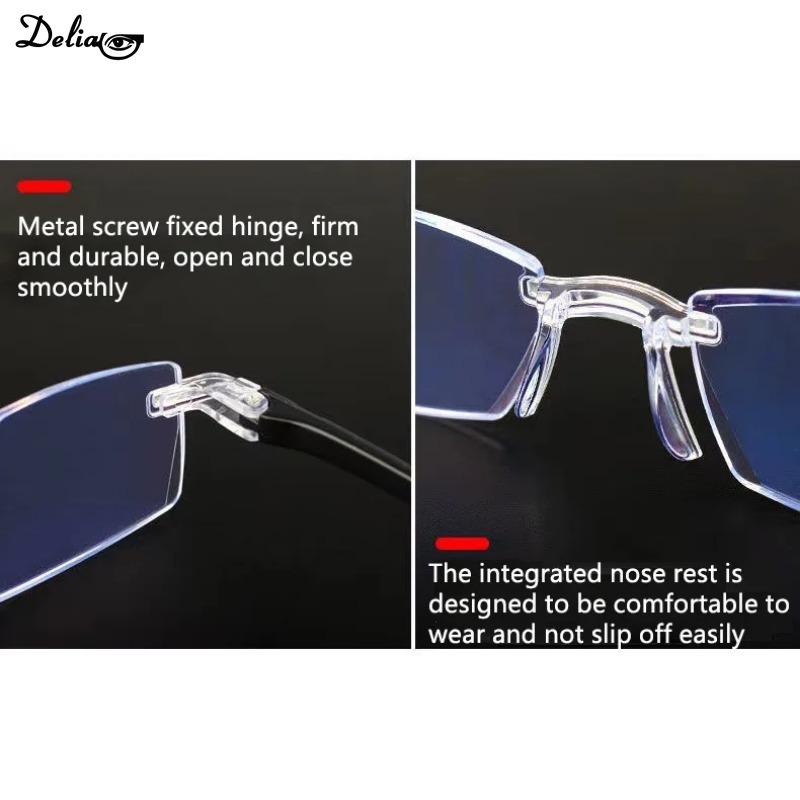 Сверхлегкие очки для чтения Elder для мужчин и женщин, ретро HD-объективы, блокирующие синий свет, классические квадратные очки для дальнего видения