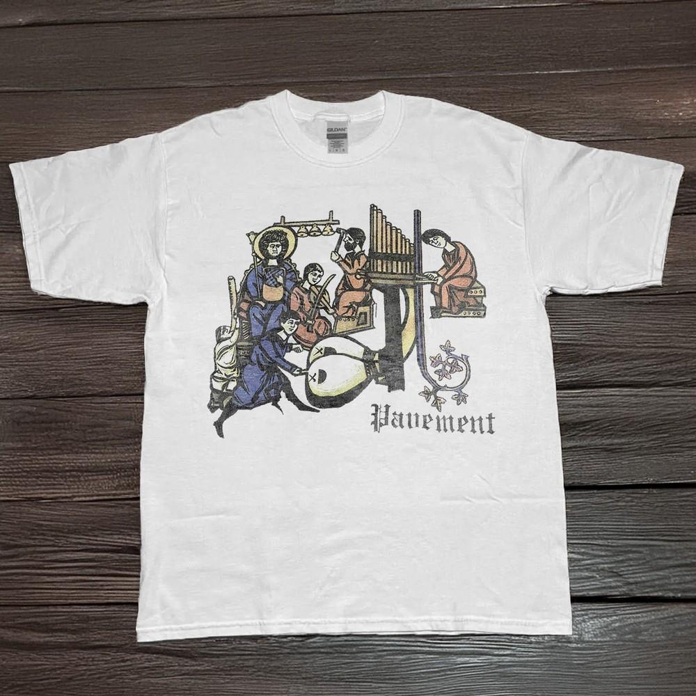 90s Pavement band Light Blue Short Sleeve Unisex T shirt Classic style Unisex T-Shirt