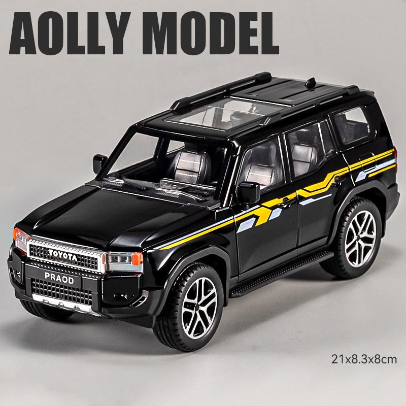 1:24 Toyota Land Cruiser LC80 FJ LC250 Tacoma Tundra Внедорожник SUV Металлический Литой Модель Автомобиля Домашние Модные Украшения Коллекция
