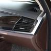 Для BMW X5 f15 X6 F16 2014-2018 ABS хром/углеродное волокно текстура автомобиля Кондиционер Выходное вентиляционное отверстие рамка Наклейка на отделку автомобиля