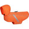 Full Coverage Waterproof Dog Raincoat Small Medium Large Breeds PU Pet Rainwear Orange Green