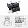 36mm Motor Cooling Fan 28000 RPM RC Motor Cooling Fan Durable Dual Cooling Fans  For RC Truck