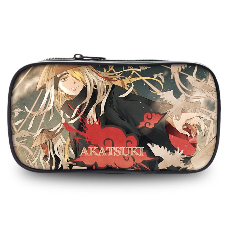 Themed Anime Naruto Printed Student Single Layer Stationery Storage Bag Pencil