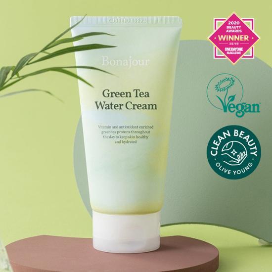 BONAJOUR Веганский крем на основе зеленого чая и воды 100 мл