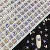50 шт. Искусственные кристаллы для ногтей Изысканные DIY Легкие Аксессуары для нейл-арта в форме бабочки для женщин