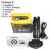 Mini Super Bright LED Headlamp Induction Headlight USB C Rechargeable Portable Head Flashlight Camping Fishing