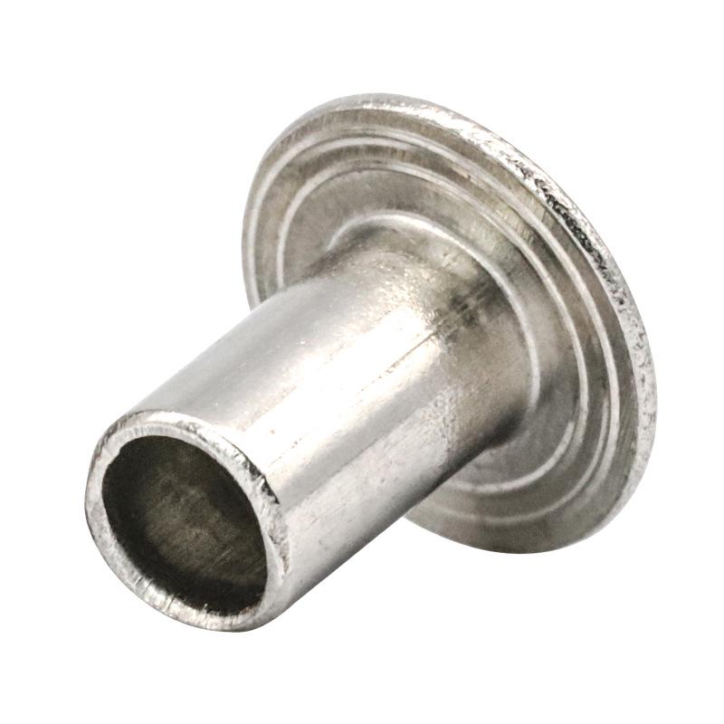 201 Stainless Steel Semi-Hollow Flat Round Head Rivets 5/6/8/10MM (GB873)