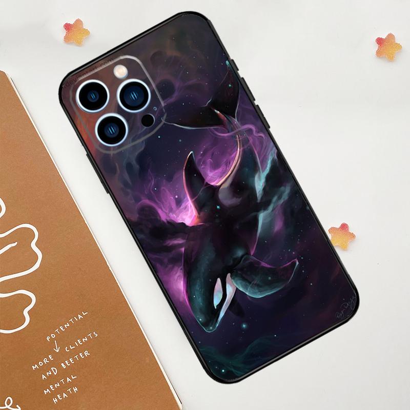 Чехол Косатка для iPhone 11 12 13 14 15 16 Pro Max 15 16 Plus 13 12 Mini X XS XR