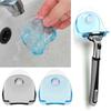 Stylish Plastic Super Suction Cup Razor Organizer With Space Saving Design For Bathroom