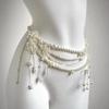 Multilayer Pearl Waist Chains Retro Waist Decorations Fashion Tassel Belt Women