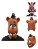 Взрослая латексная маска на голову Five Nights At Freddy's в стиле Фредди Чики Бонни Фокси