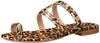 Flat Sandals 6552 MIELE10 CROSS THONG SANDAL Leopard Cm [Perico] Women's 25.0