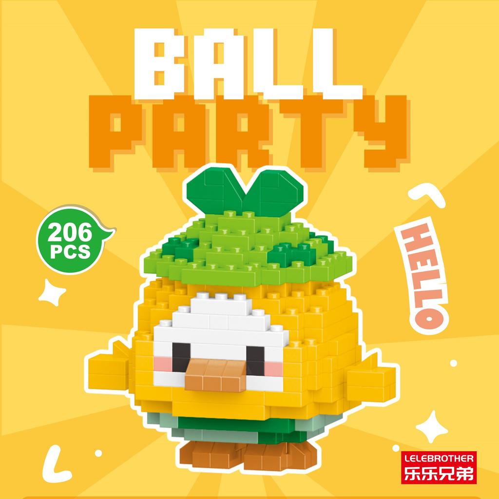 Серия кукол-животных из микрочастиц, строительные блоки, детские сборные игрушки