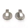 6Mm Universal Silver Gas Stove Control Knobs Adaptors Oven Switch Cooking Surface Control Locks