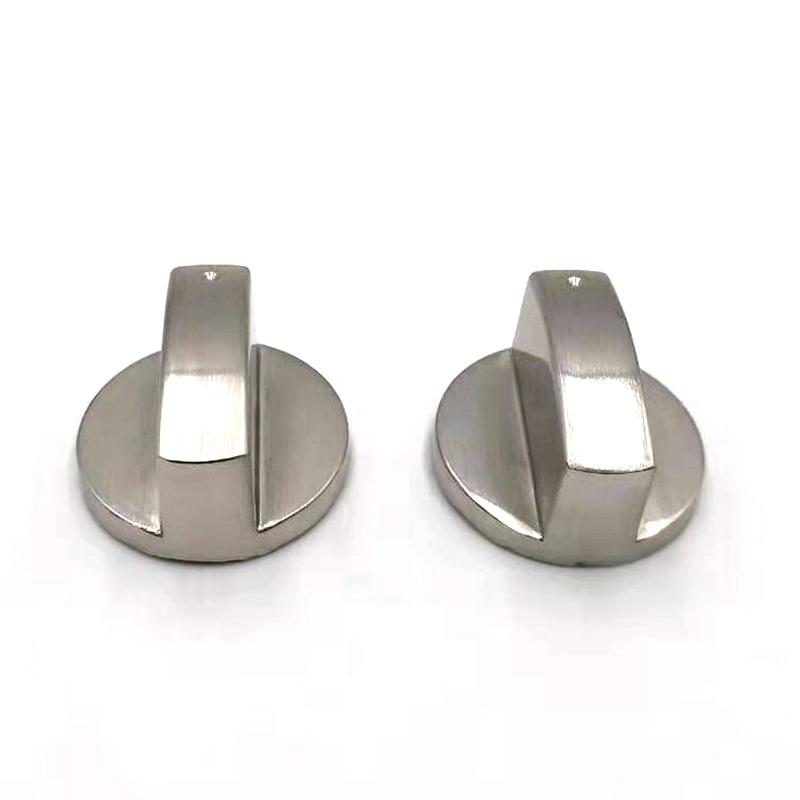 6Mm Universal Silver Gas Stove Control Knobs Adaptors Oven Switch Cooking Surface Control Locks