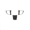3x Soft Carbon Fiber Car Driver Steering Wheel Cover Sticker For BMW Z4 2009-16