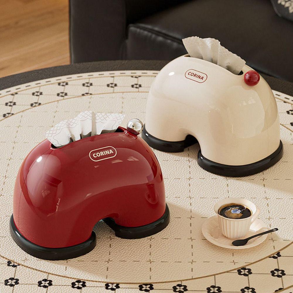 Коробка для салфеток с закругленными углами, встроенный пружинный органайзер для салфеток, держатель для хранения бумаги, кухня