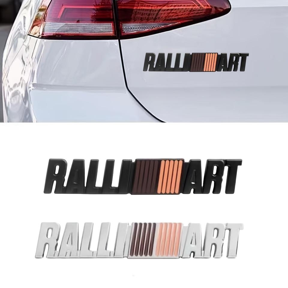 Персонализируйте свой автомобиль уникальным английским логотипом RALLIART, который является водонепроницаемым и устойчивым к солнцу, для украшения кузова вашего автомобиля.