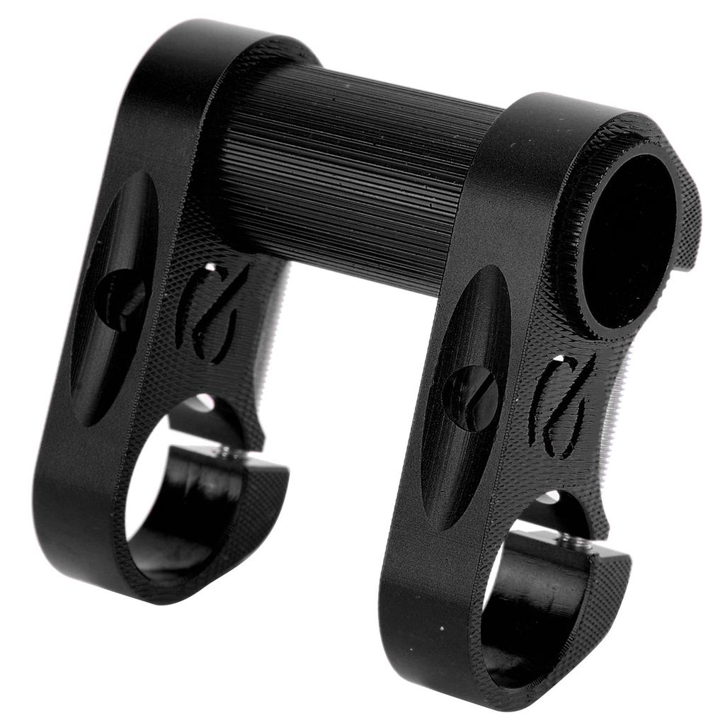 Складной велосипедный руль 25,4 мм вынос Алюминиевый сплав Полый SP8 Модифицированный Двойной вынос Черный