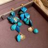 Sea Series Shell Starfish Necklace Ornaments Natural Conch Beach Earrings  Girls Couple Gift