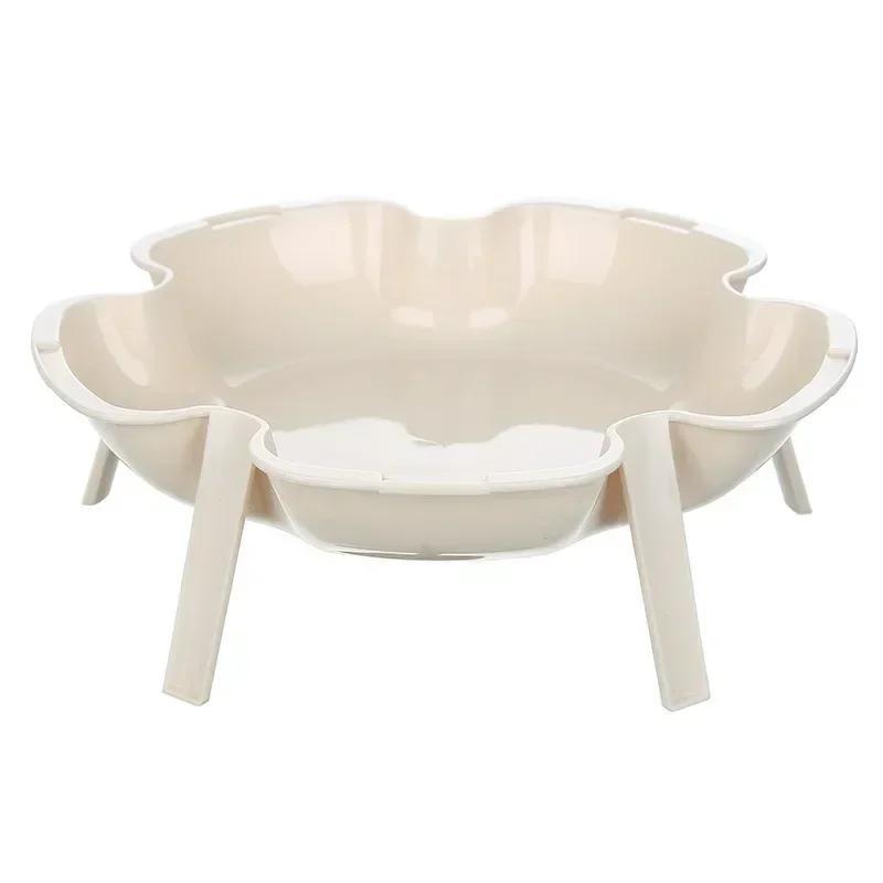 Multiple Color Friut Vegetable Storage Rack Convenience Superimposed Flower Plate Side Dish Tableware Kitchen Accessories Tool