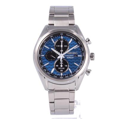 SEIKO Chronograph SSC801P SSC801P1 SEIKOSSC наручные часы с солнечной батареей для мужчин