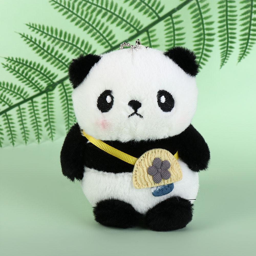 PP Cotton Cute Panda Keychain Plush Trend Female