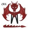 3D Dragon Wings for Kids Children's Costumes Set, with Mask Tail And Wing, Lightweight Costume Dress Up Cosplay Costumes, Ages 3-12 Halloween