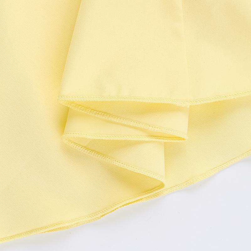 Летнее платье с утягивающей талией в европейском и американском стиле с юбкой А-силуэта