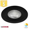 Set of 5 Waterproof 3-in-1 Round Black Recessed LED Spotlights 7W IP54