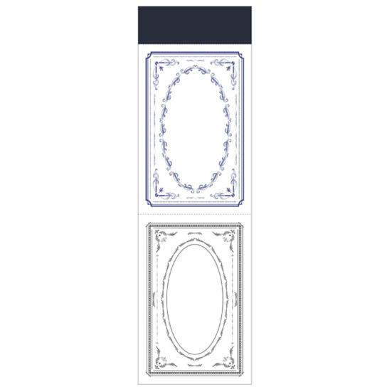 Memo Pad Vintage Style DIY Floral Printing Classic Label Material Literature Journal Pad Office Supplies