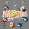 Anime Naruto Acrylic Keychain Accessaries Uzumaki Naruto Cartoon Keyring