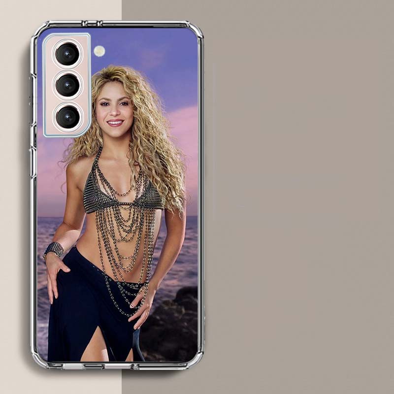 Чехол для телефона S-Shakira Singer для Samsung Galaxy S25 Edge S24 S23 FE S21 S20 S10 Plus S22 S26 Ultra Чехол Прозрачные Чехлы TPU Capa She