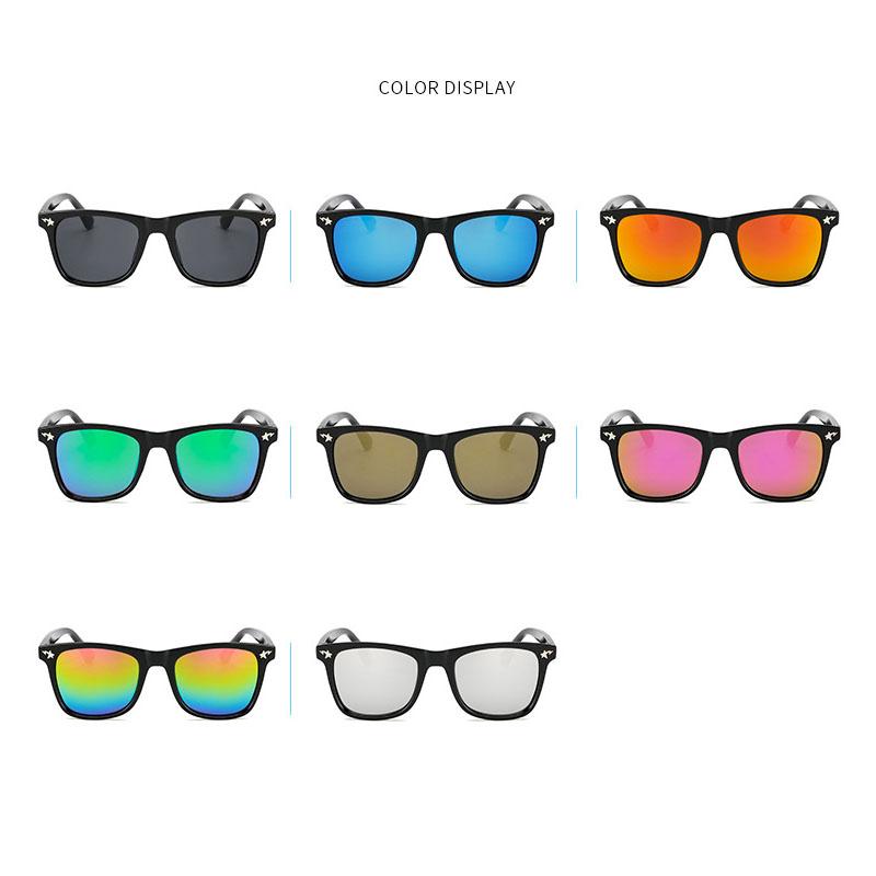 Fashion Sun Glasses UV400 Square Fashion Glasses Shades Goggles Shark Kids Sunglasses Girls Eyewear New Children Boys Cool