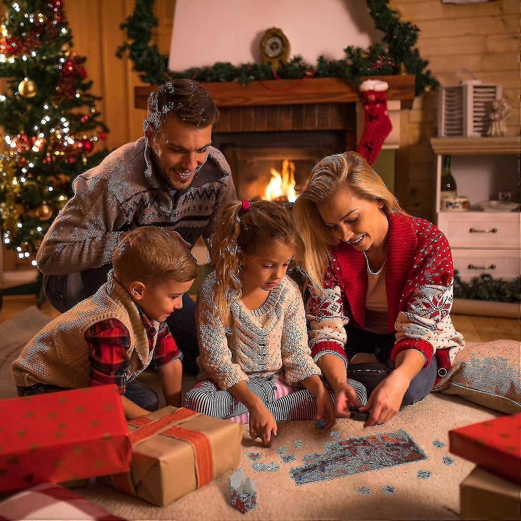 Puzzle Advent Calendar 2023, 1008 Pieces Puzzle 24 Days Christmas Countdown Advent Calendars, Christmas Gift Idea For Kids Adult