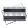 Polentex Aluminum Wiper Brush Gray: 60X40, 12mm With Frame