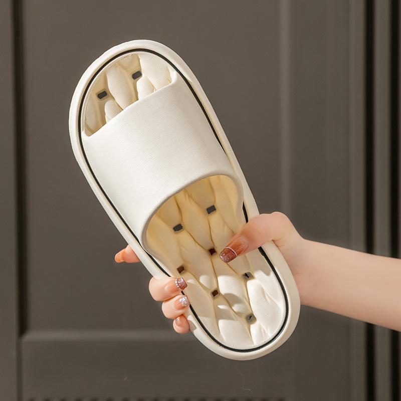 Женские быстросохнущие нескользящие домашние тапочки для ванной - Ощущение надевания, Дышащий летний дизайн