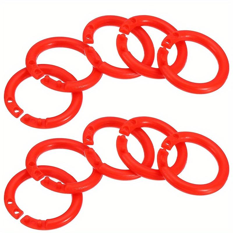 10/25 шт., пластиковое кольцо-переплет для книги, скрапбукинга, фотоальбома, фотоальбома