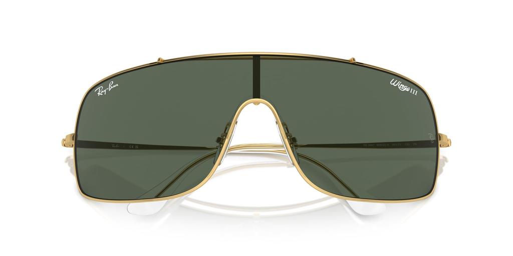 Ray-Ban Wings III Sunglasses Arista Gold RB3897 Size 36
