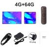 Wi-Fi 4.0 Домашний Беспроводной ТВ Четырехъядерный 4K 1080P Пульт Дистанционного Управления 32 ГБ 64 ГБ 128 ГБ