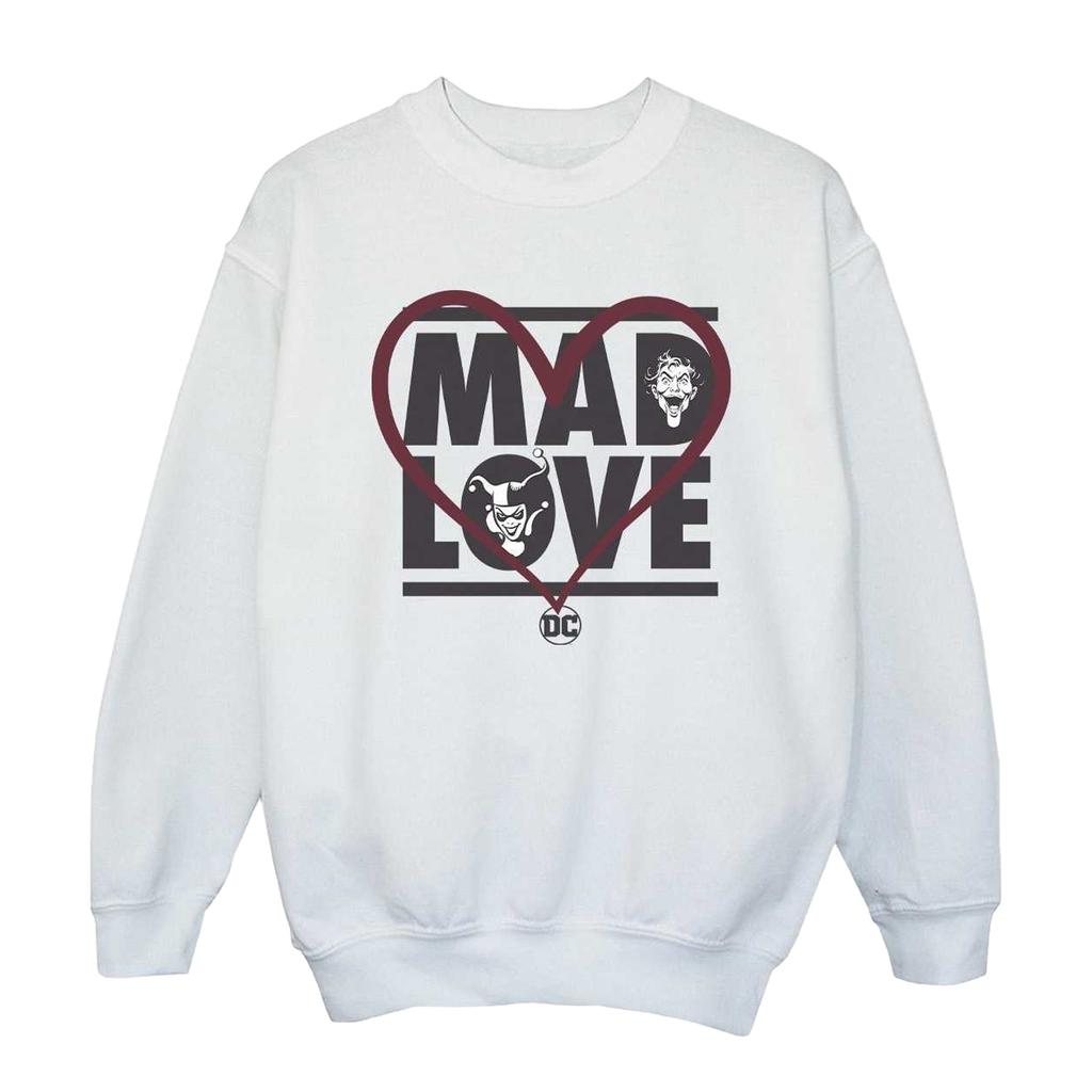 Batman Girls Mad Love The Joker & Harley Quinn Sweatshirt