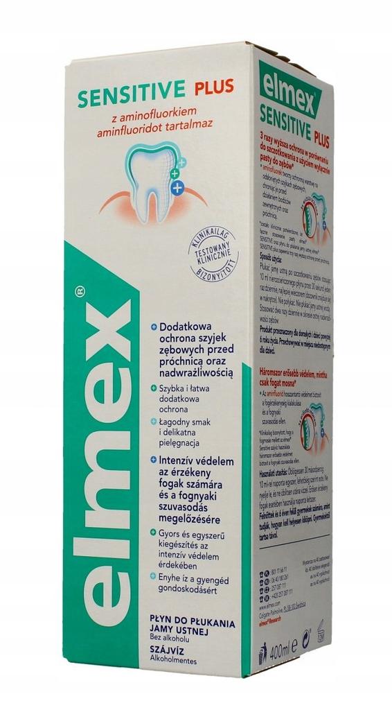 Elmex Sensitive Mouthwash, Mint Flavor 400